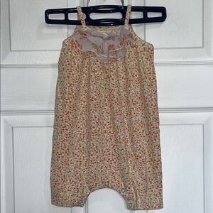 Matilda Jane Floral Bodysuit - Pink and Orange